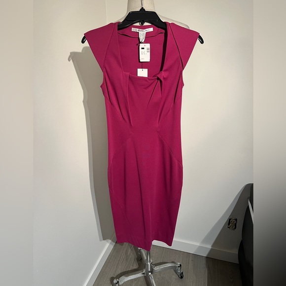 Diane von Furstenberg, “Grace” dress Tulip Pink, Size 4 - Picture 1 of 6